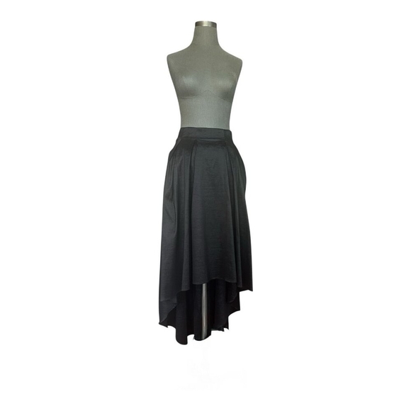 Joseph Ribkoff Black Taffeta Asymmetrical High Low Skirt Women’s Size 10 NWOT - Picture 4 of 7